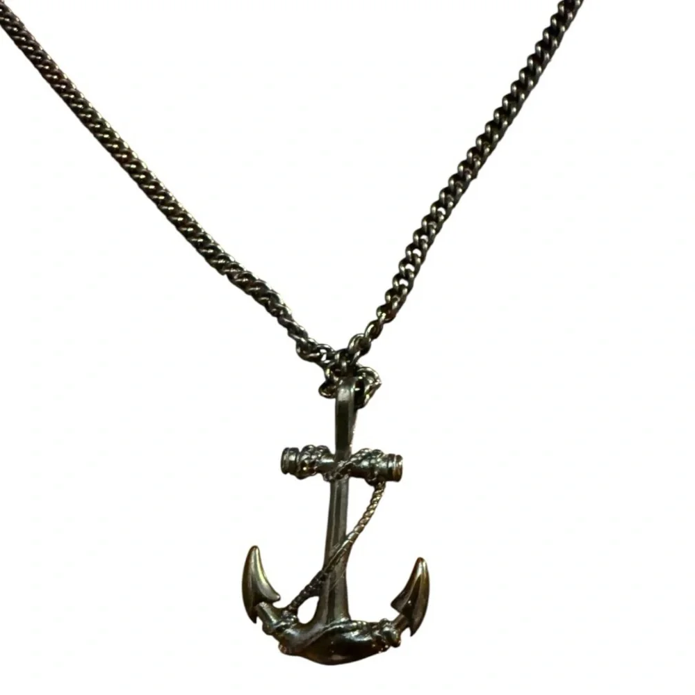 Haquil Ship's‎ Anchor Men's Necklace nwot